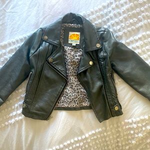 CC CALIFORNIA toddler motorcycle jacket 3T
